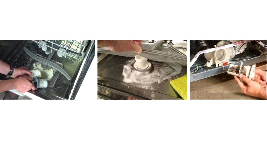 Почему в посудомойке стоит вода?