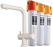  Комплект смеситель с фильтром Omoikiri Комплект Nagano-PA-P + Pure drop Lite