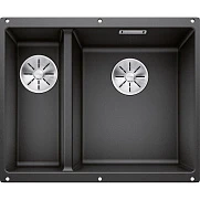  Мойка Blanco SUBLINE 340/160-U Silgranit антрацит, чаша справа