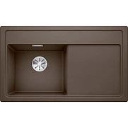  Мойка Blanco ZENAR 45S InFino Silgranit кофе, чаша слева