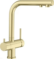  Смеситель Blanco FONTAS II сатин/золото