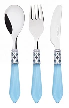  Наборы столовых приборов Bugatti Набор из 3-х столовых приборов ALADDIN Blue 07-S42237T