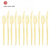  Наборы столовых приборов Bugatti Набор из 12 десертных приборов Natura Gold ISGD-009S80MB