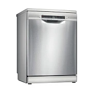  Посудомоечная машина BOSCH Serie 4, Отдельностоящая посудомоечная машина 60см;14 комплектов, 3 корзины ,цвет: нержавеющая сталь; Класс A-A-A; уровень шума 50 дБ; инверторный мотор; 6 программ,