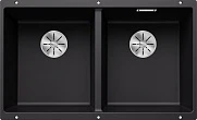  Мойка Blanco SUBLINE 350/350-U Silgranit черный