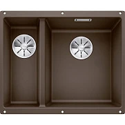  Мойка Blanco SUBLINE 340/160-U Silgranit кофе, чаша справа