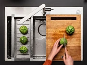  Falmec Аксессуар Falmec Доска разделочная деревянная IROKO WOOD 320х420