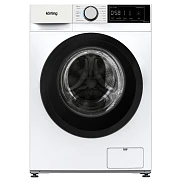  Стиральная машина с паром KORTING/ Стиральная машина с паром KORTING, узкая, глубина 45 см, загрузка 7 кг, 15 программ, 1200 об/мин, сенсорное управление, LED дисплей, инверторный мотор, энергоэффективность А+++, цвет белый
