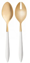  Наборы столовых приборов Bugatti Набор из 2-х приборов для салата ARES GOLD ASGD1-004N14/15