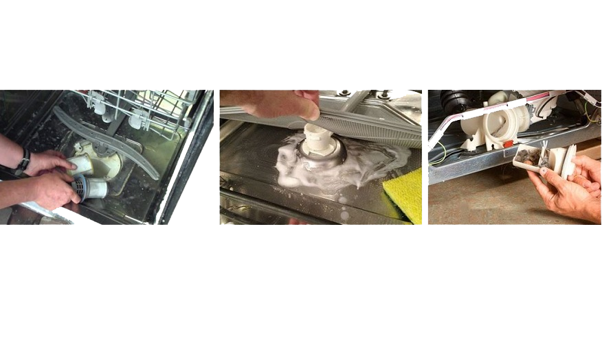 Почему в посудомойке стоит вода?