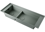  Мойка Omoikiri Мойка Sintesi PRO 114-2-U/I-WG Artceramic/wind green