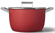  Кастрюли Smeg Кастрюля с крышкой CKFC2611RDM