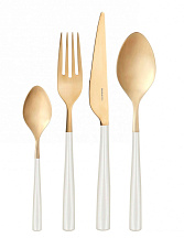  Наборы столовых приборов Bugatti Набор из 24 столовых приборов в деревянной упаковке Athena Gold ATGDAL-003W50