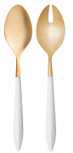 Наборы столовых приборов Bugatti Набор из 2-х приборов для салата ARES GOLD ASGD1-004N14/15